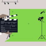 Photo illustrating concept of "lights, camera, action!"
