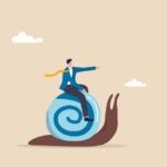 Photo illustrating snail's pace.