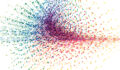 Colour splatter
