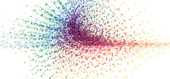 Colour splatter