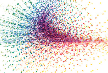 Colour splatter