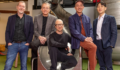 Photo of Playground Global investment team: (L-R) Peter Barrett, Pat Gelsinger, Jory Bell, Bruce Leak and Benjamin Kim